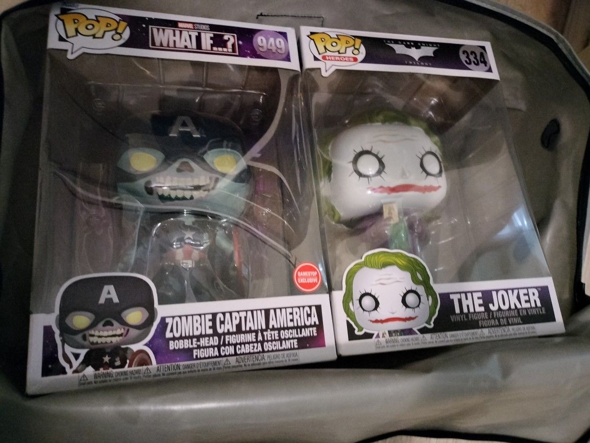 Funko Joker And Zombie Captain America 