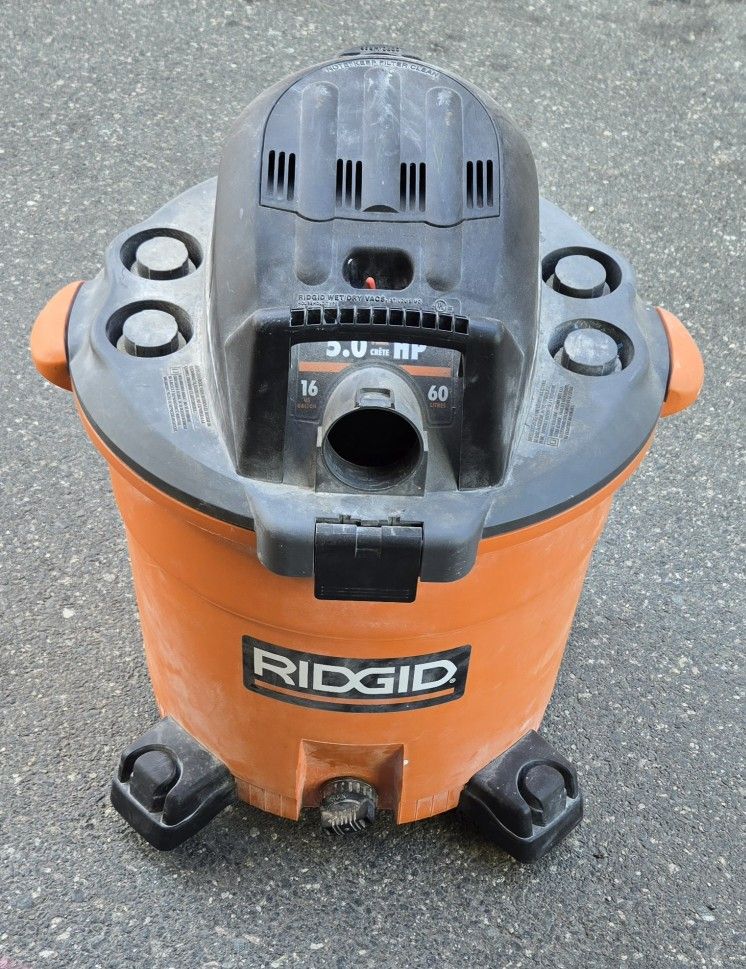 Ridgid 5.0hp 16 Gallon Wet Dry Vac