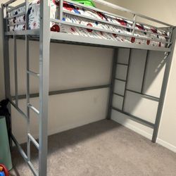 Twin loft bunk bed Metal Bedframe 