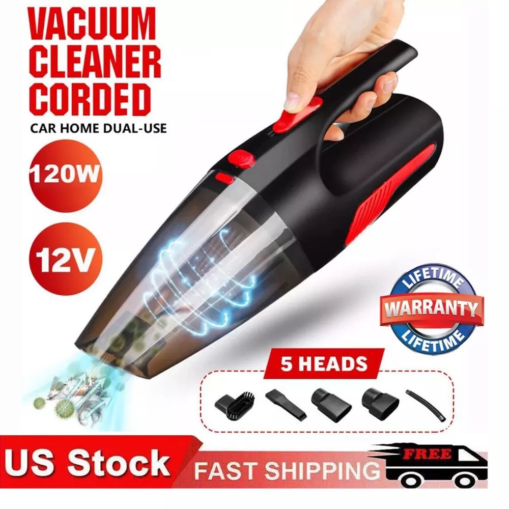 Wireless Cordless Car Vacuum Cleaner