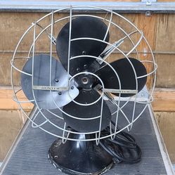 Vintage Hunter Century Oscillating Electric Fan 