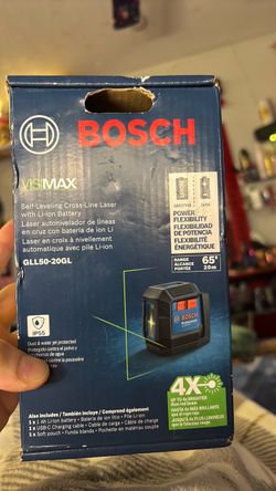 bosch self leveling cross line