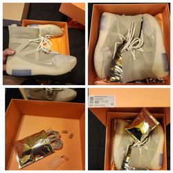 Nike fear of god 1s Oatmeal