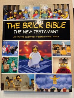 The Brick Bible 2 books and poster