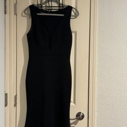 Formal Black Mermaid Style Dress 