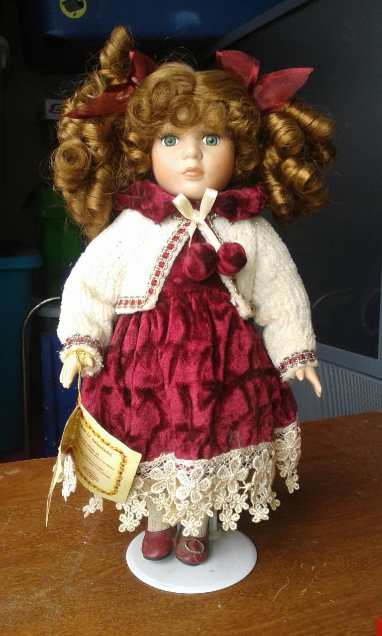 Vintage Collectors Choice Porcelain Doll By Dan Dee