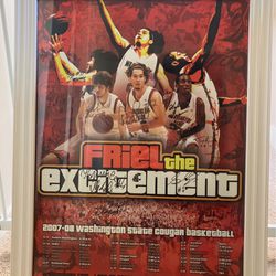 Wazzu (Washington State University) Autographed Poster (Men’s Basketball 07-08)