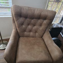 Faux Leather Swivel Chair