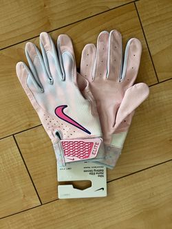 Nike Alpha Elite Batting Gloves Mother’s Day Pink Size Large