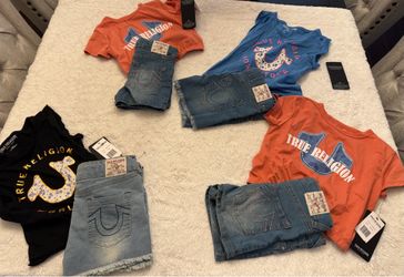 Kids 4,5,6 True Religion outfit sets