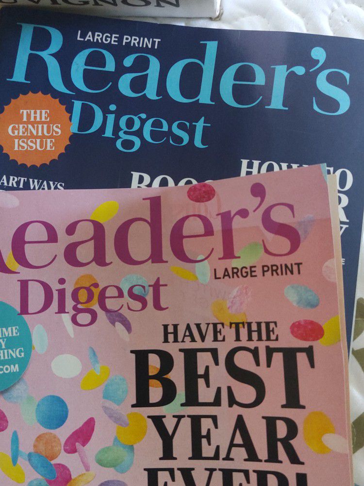 Reader's Digest LARGE PRINT 47 Issues 