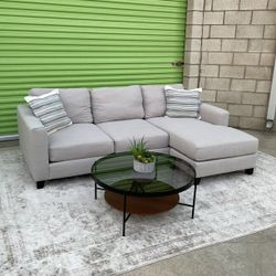 *Free Delivery* Gray Living Spaces Sectional 