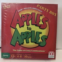 NEW Apples To Apples PARTY BOX Board Card Game Family Fun Mattel