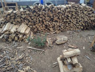 2 Quarts Of Post Oak And White Oak Firewood Chopped