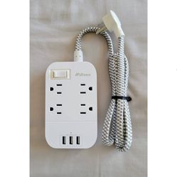Mifaso USB AC Wall Outlet Extender Surge Power Strip