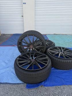 Vossen Rims + Tires, used