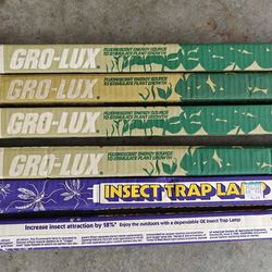 Fluorescent tunes, 18 inch, grow and bug lights