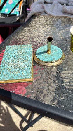 1950 Park Sherman Pen Holder And Note Pad