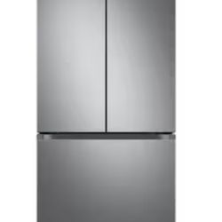 Samsung 24.5-cu ft Smart French Door Refrigerator with Ice Maker (Stainless Steel)