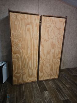 Woodbox with a storage full size