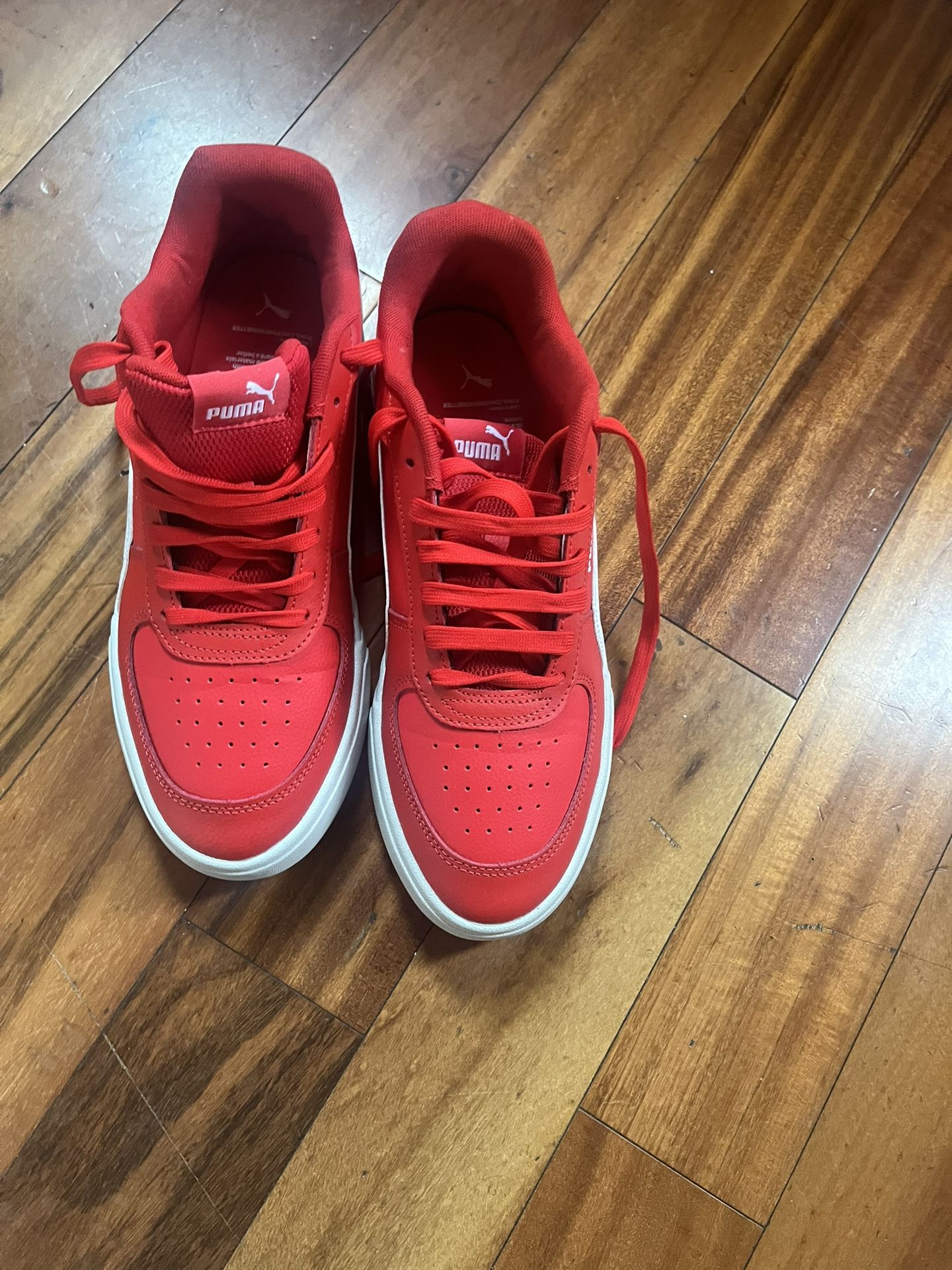 Puma Caven 380810-19 Red/White – Men’s Size 10.5 – Lightly Worn – No Box