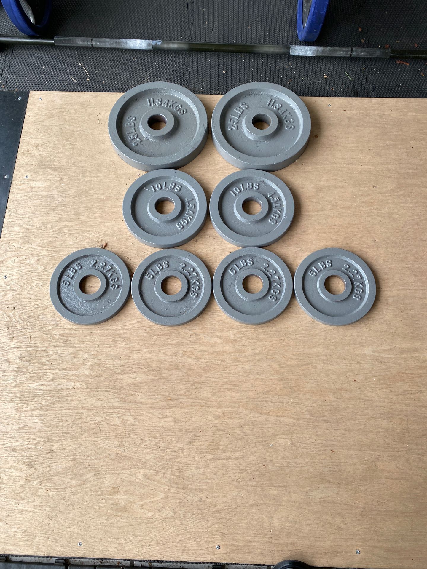 Set of 25’s, 10’s and 5’s