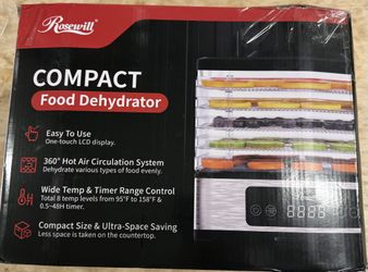 Rosewill Compact Food Dehydrator, 5 Trays - AA08-011