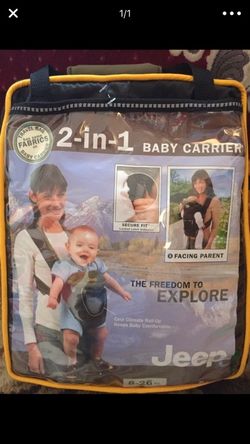 2in1 baby carrier