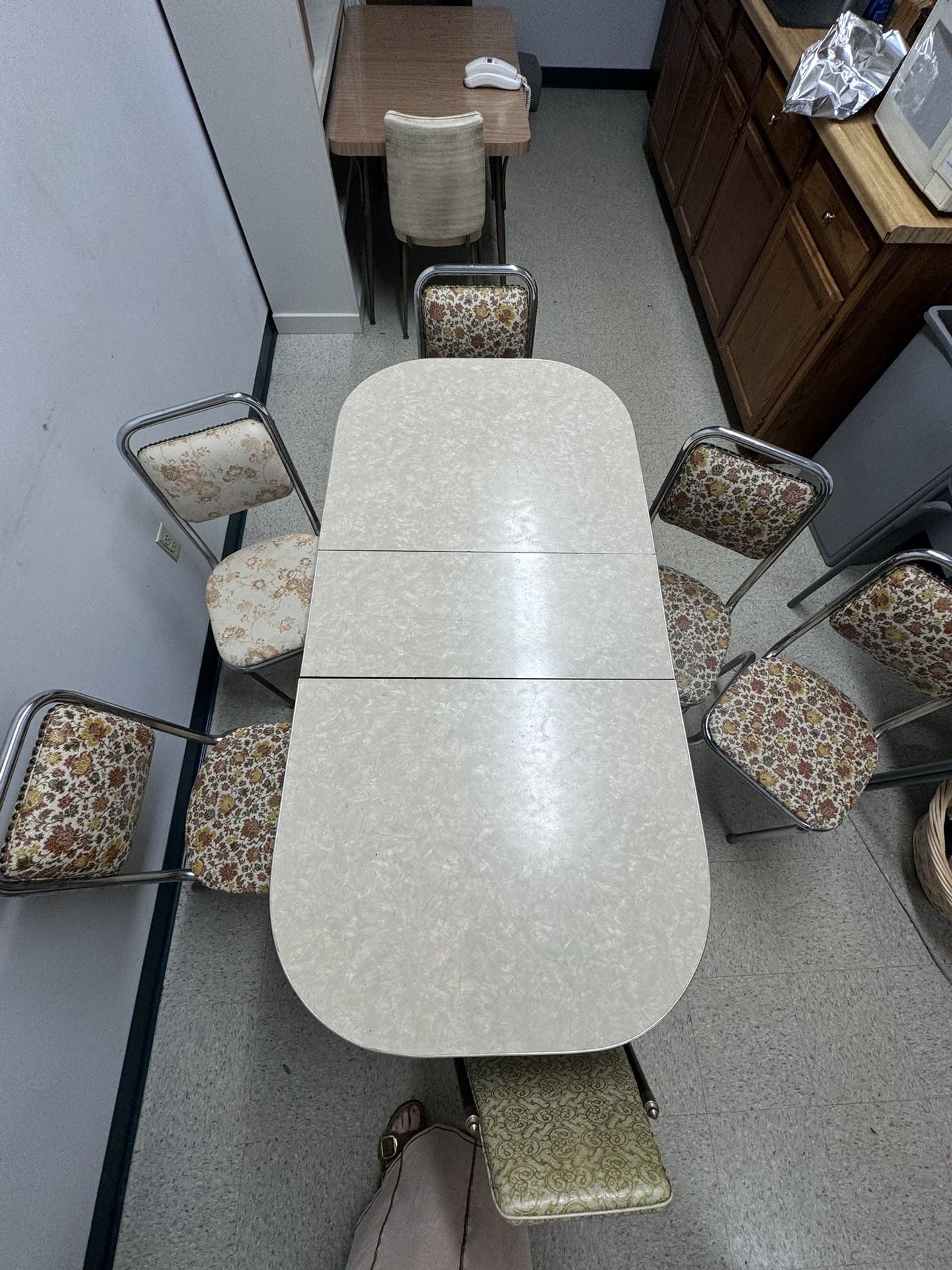 Vintage Dining Set Table Chairs
