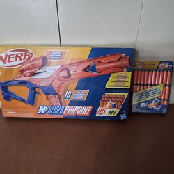 New!  Nerf N Series Pinpoint Blaster With 18 Darts Plus 50 Extra  Darts