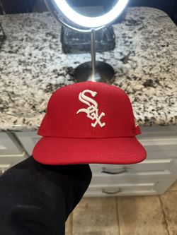 White Sox Red Fitted Hat 