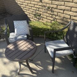 Outdoor chair set 