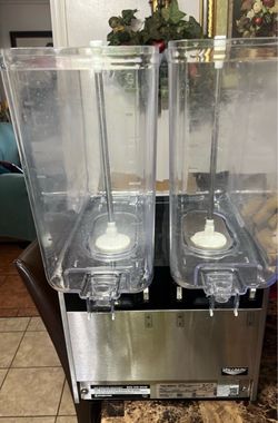 Vollrath VBBE2-37-S Double 5.28 Gallon Bowl Refrigerated Beverage Dispenser