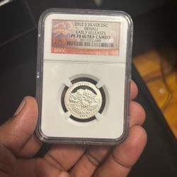 2012 S Silver Denali National Park Quarter