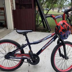 Red Bicycle W/ Helmet