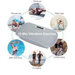 Vibration Plate, Exercise Equipment Full Body,10-Frequency Weight Los& Vibration Plate for Lymphatic Drainage Machine for Unisex