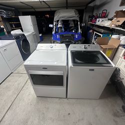 Maytag washer and gas dryer set