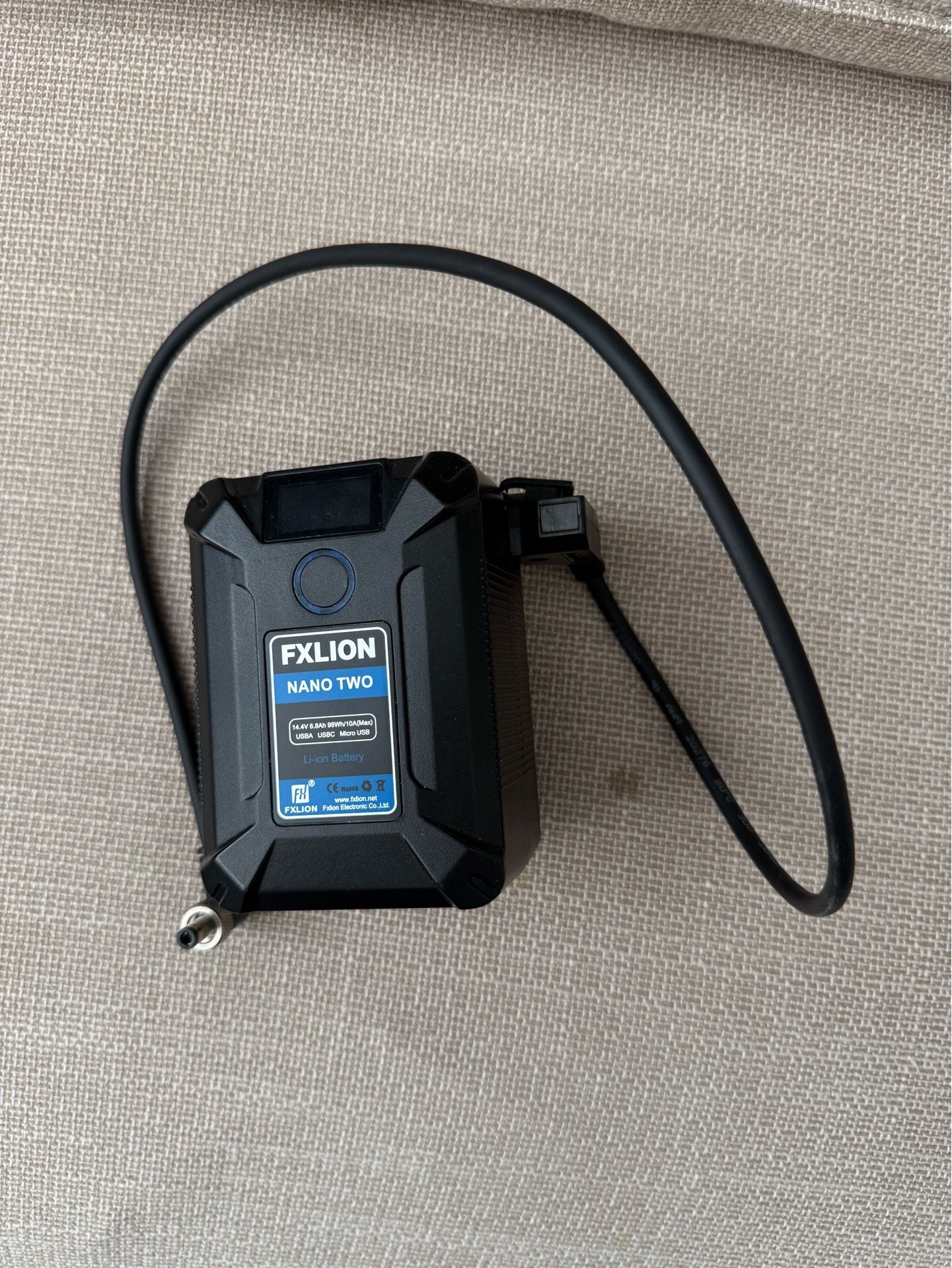 FXLION Nano Two V Mount Battery,98Wh 14.8V 6800mAh V-Lock - Used