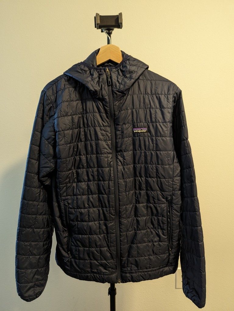 Patagonia Men's Nano Puff Hoody (Navy Blue)