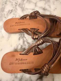 Anthropology Open Toe Sandals - Size 7