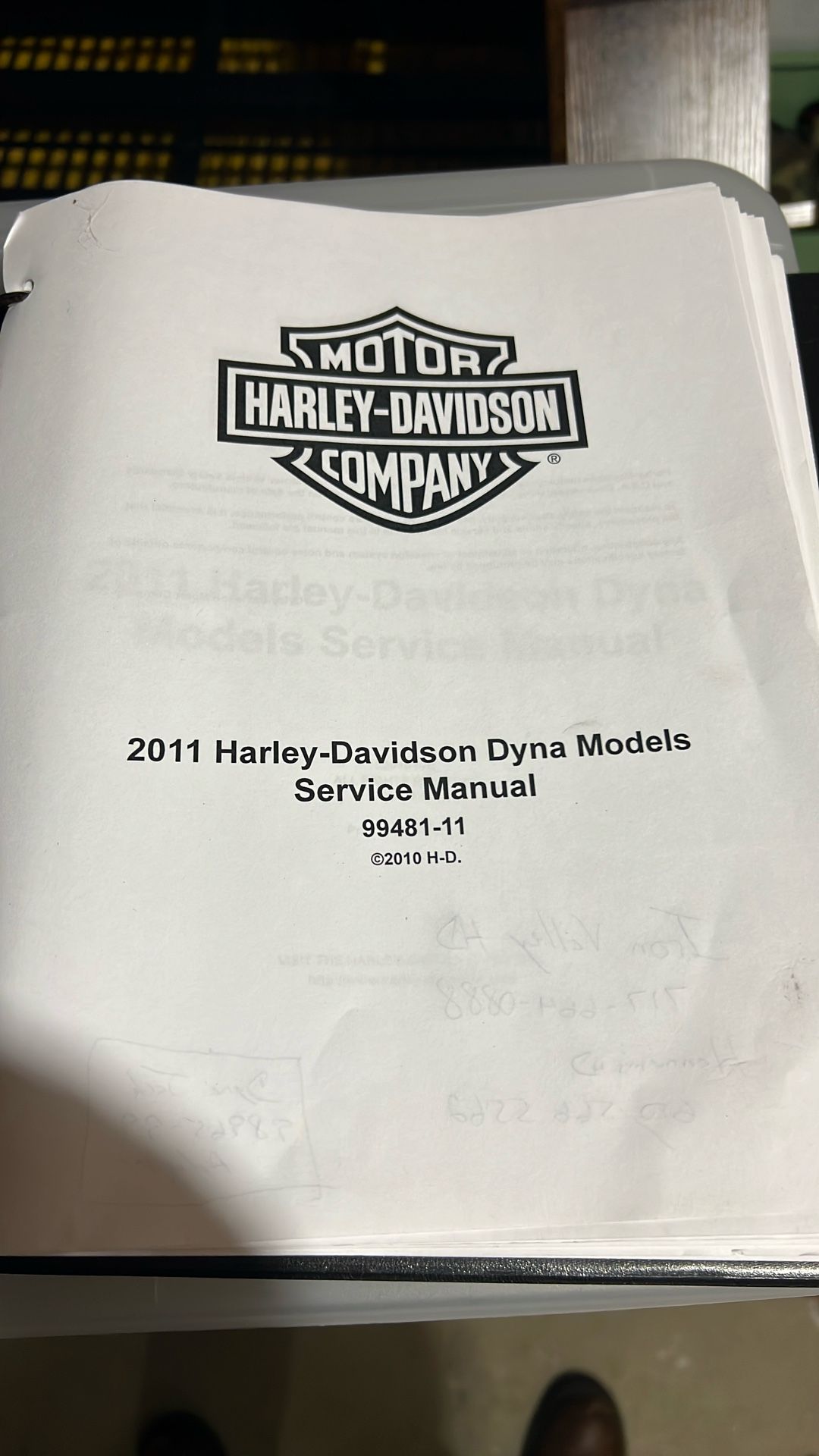 2011 HD Dyna Service Manual
