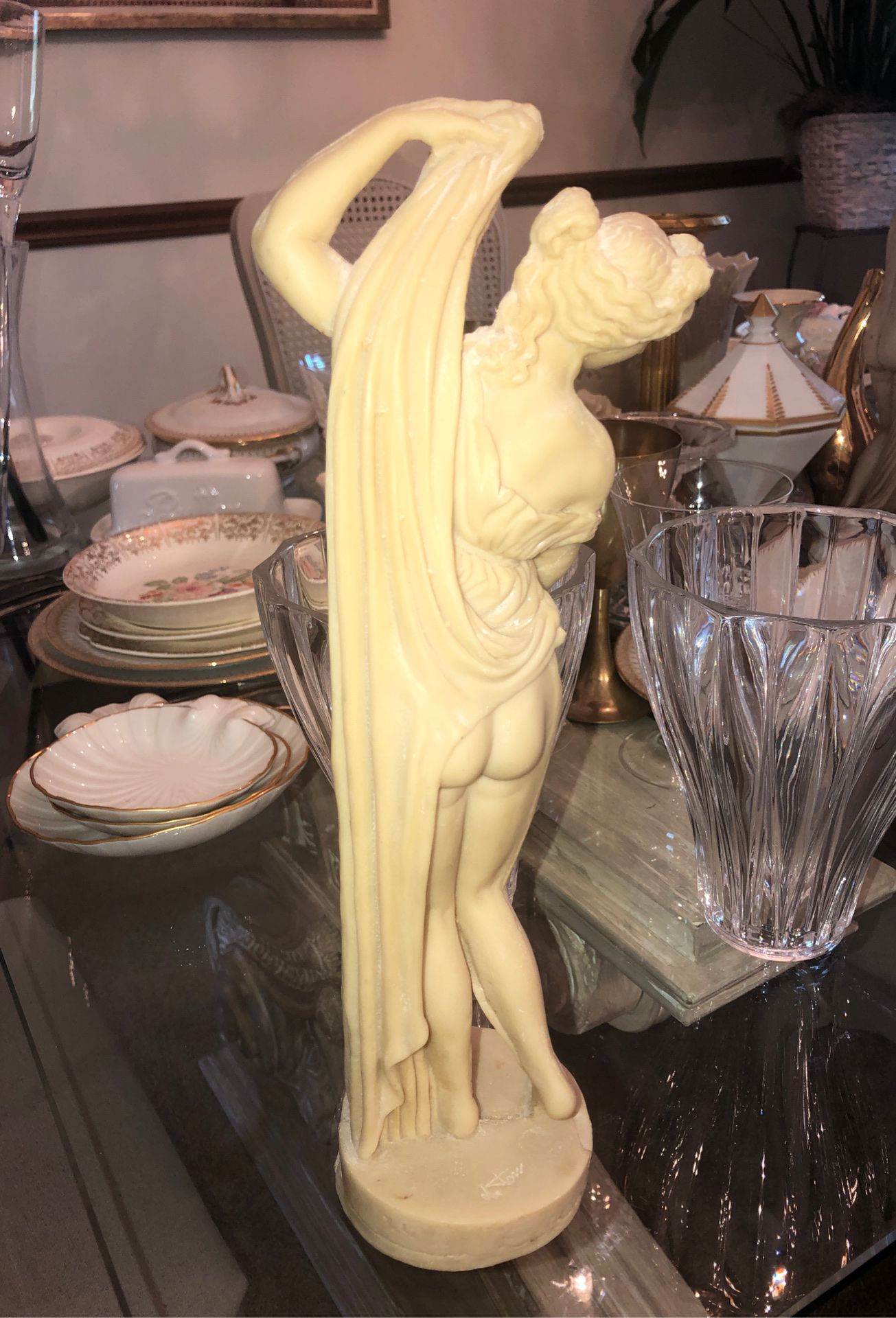 L.T.P.A.T. Feels Porcelain Sculpture of Aphrodite, engraved A. Rodin, Olympian, Greek, Roman, Gods, Turkish