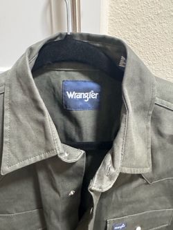 Wrangler Olive Green Western Shirt