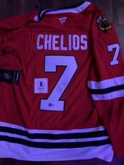 Chris Chelios signed Blackhawks jersey W/COA