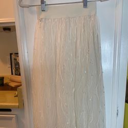White Maxi Skirt