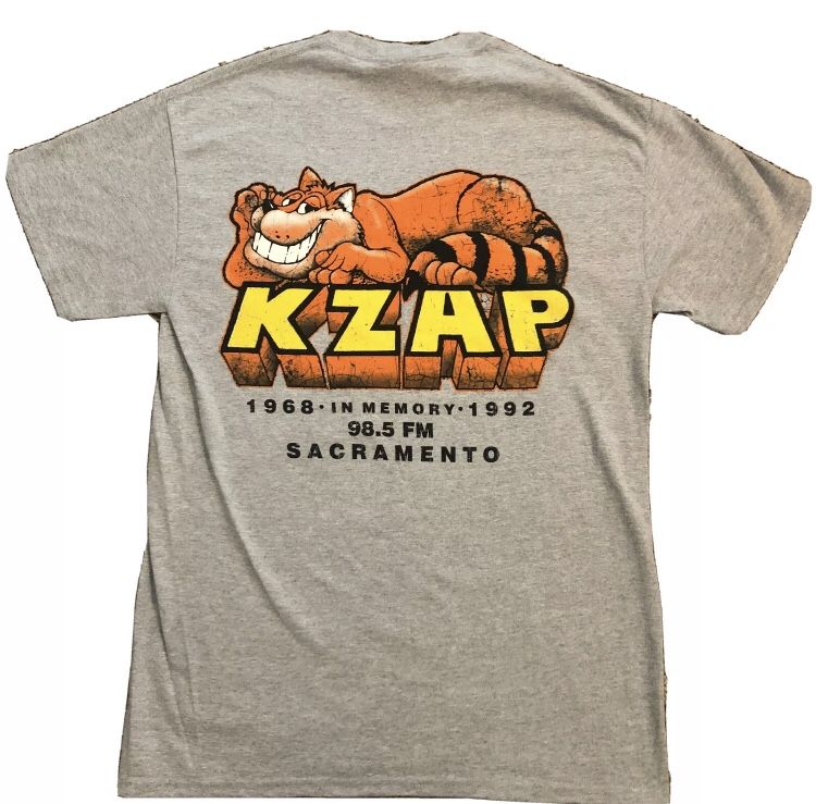 NEW - KZAP Sacramento Rock & Roll Radio Station 98.5 FM Vintage T-Shirt (M)