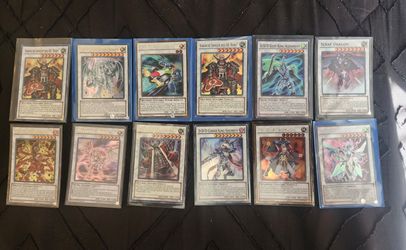 Yugioh Trading Card Lot Of 12! Hits. Holos. TCG. mixed lot. Synchro.
