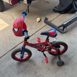 Spiderman toddler bike 