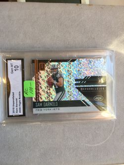 Sam Darnold certified card
