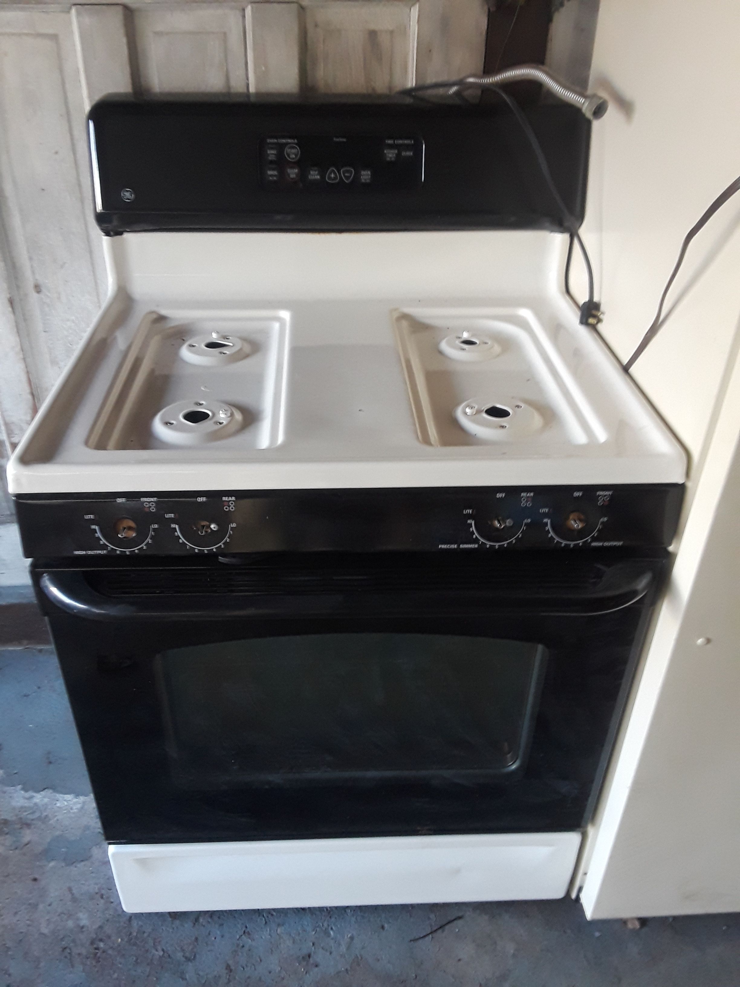 Gas stove and fridge combo